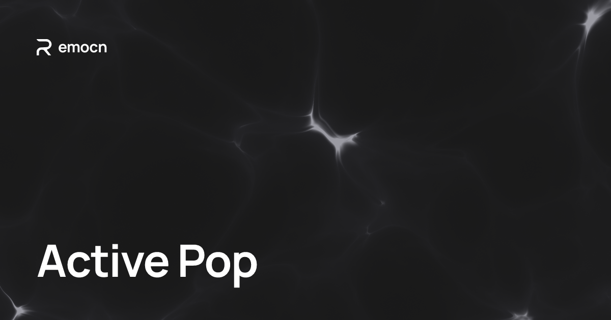 Active Pop · Remocn