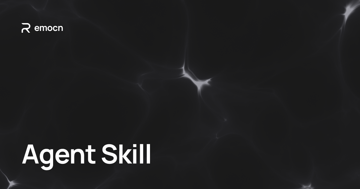Agent Skill · Remocn