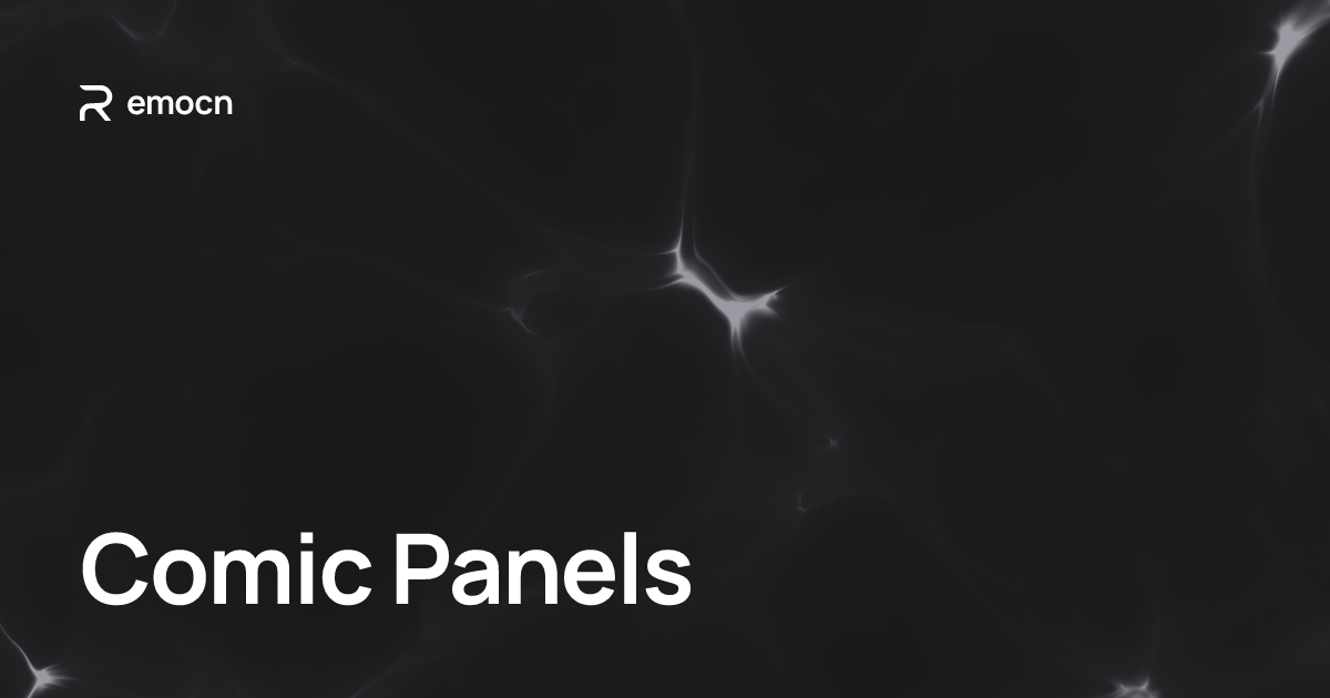 Comic Panels · Remocn